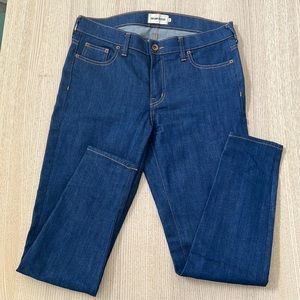 Taylor Stitch Women’s Blue Denim Jeans Taylor Skinny Mid Rise